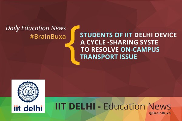 Image of Students of IIT Delhi device a cycle-sharing system to resolve on-campus transport issue | Education News Photo